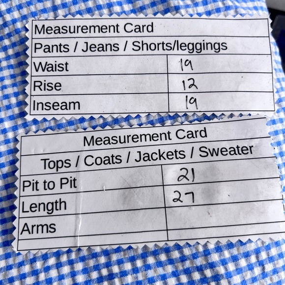 Quacker Factory Vintage Capri Pants Set Blue Medium - Picture 8 of 16